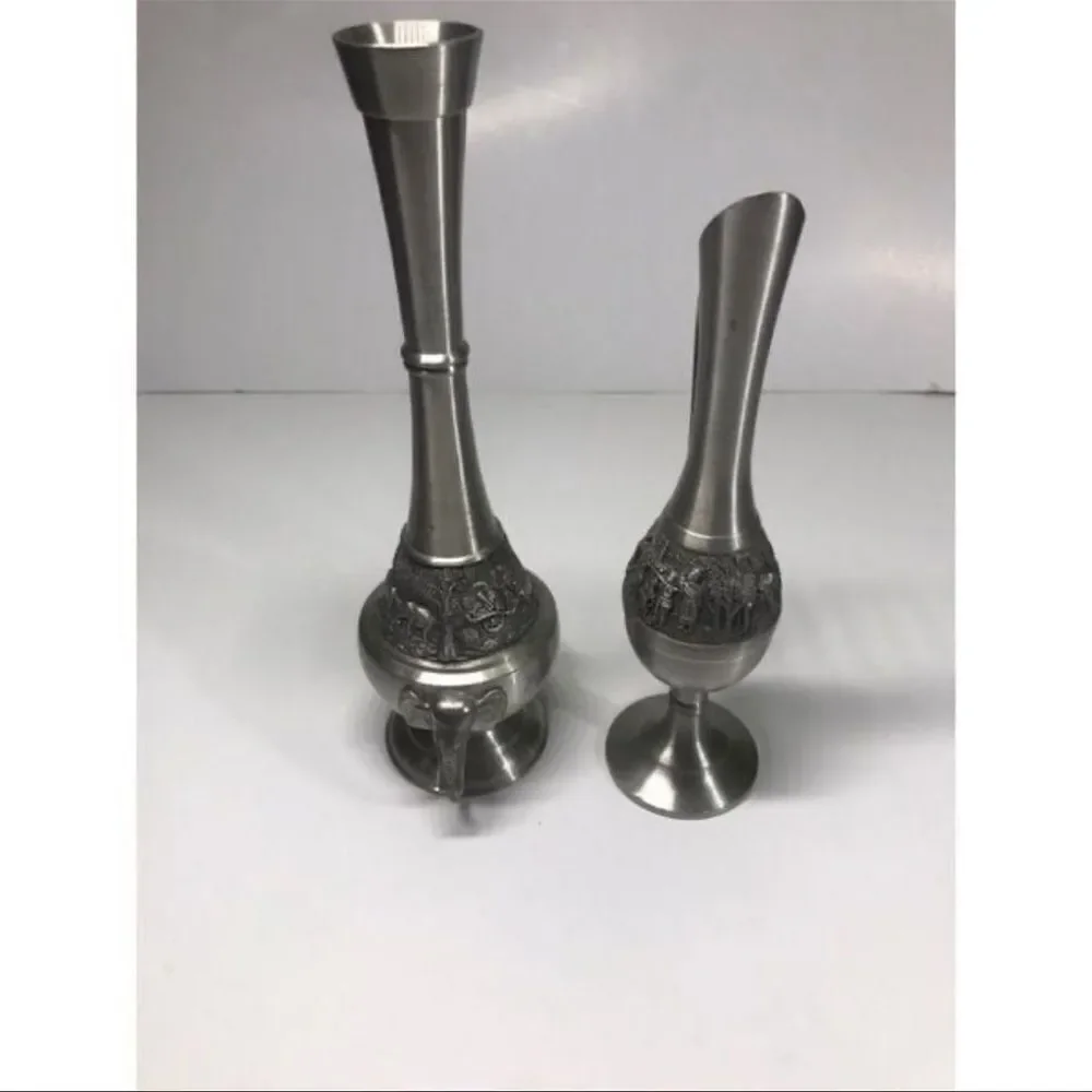 Oriental Pewter Set